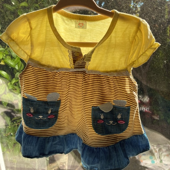 Cute rabbit cami/shirt for baby - Picture 3 of 3